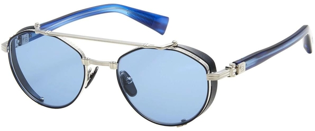 Balmain BRIGADE-IV Brushed Silver-Blue Swirl