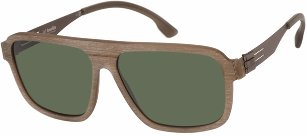 Ic-berlin IB Egon Walnut Rough Graphite: Walnut Matt: Green Polarized