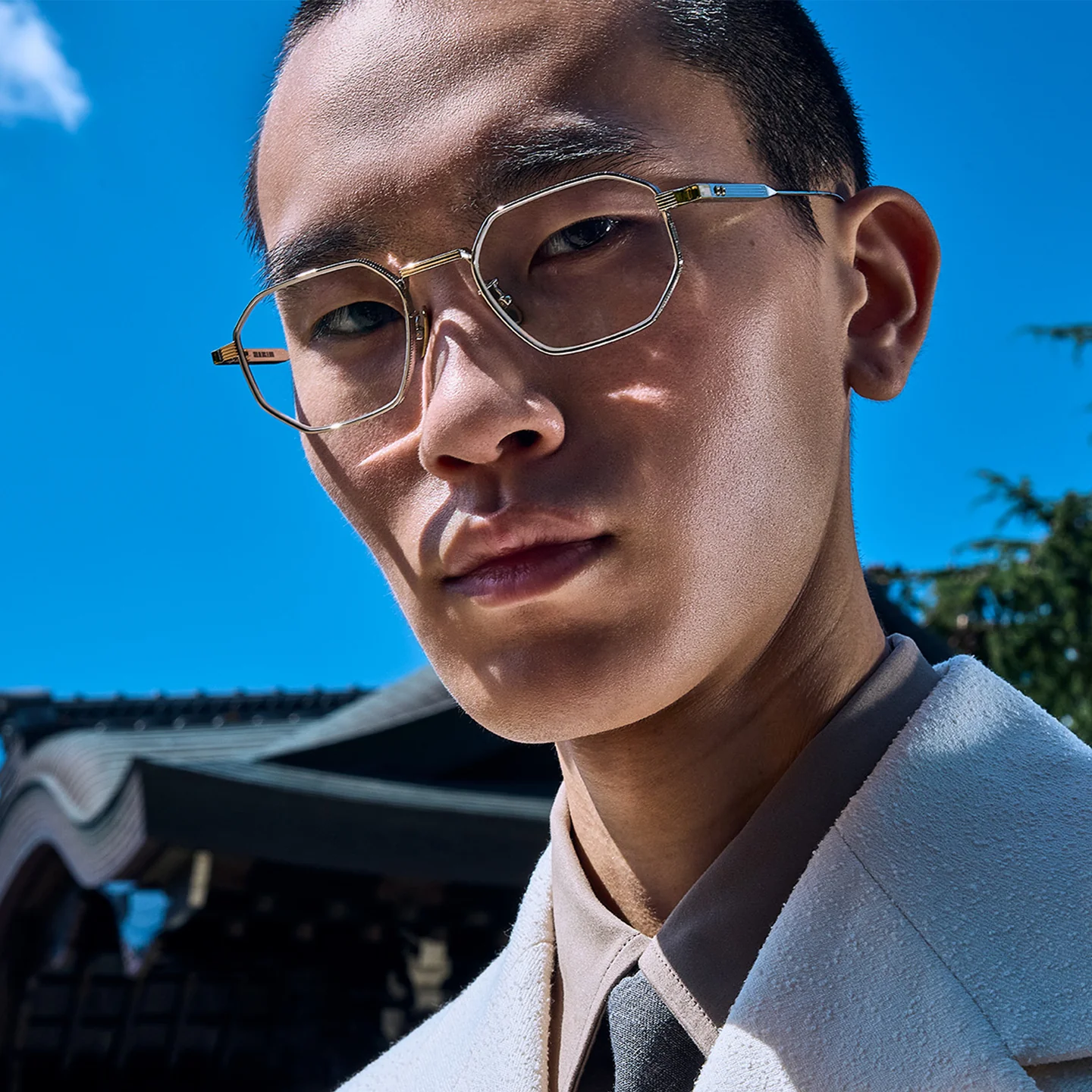 Cutler and Gross CGOT-1431-50-03 Silver/Gold