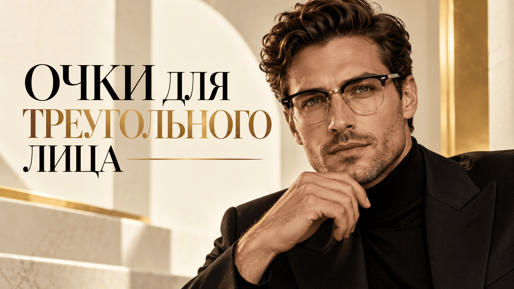 Очки для треугольного лица