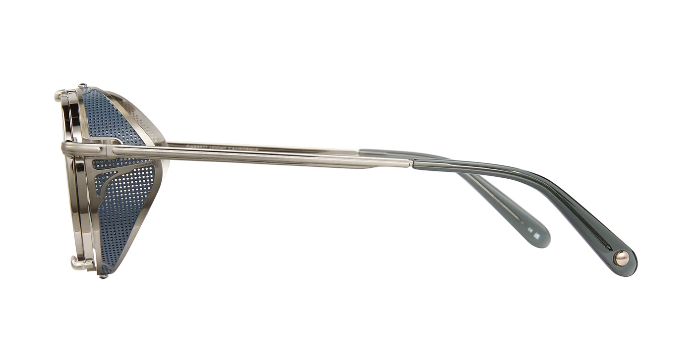 Garrett Leight Ocampo 7083 Brushed Silver