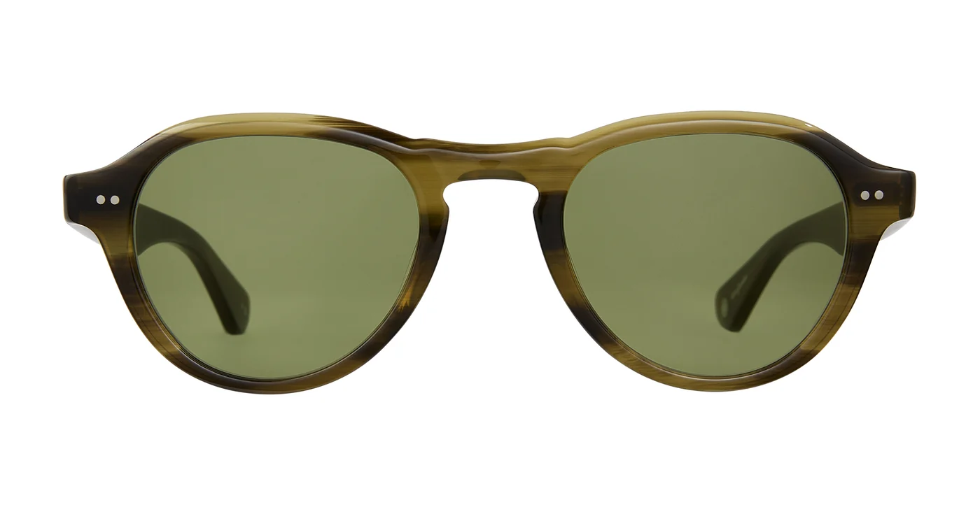 Garrett Leight Nally 2182 Douglas Fir Lime