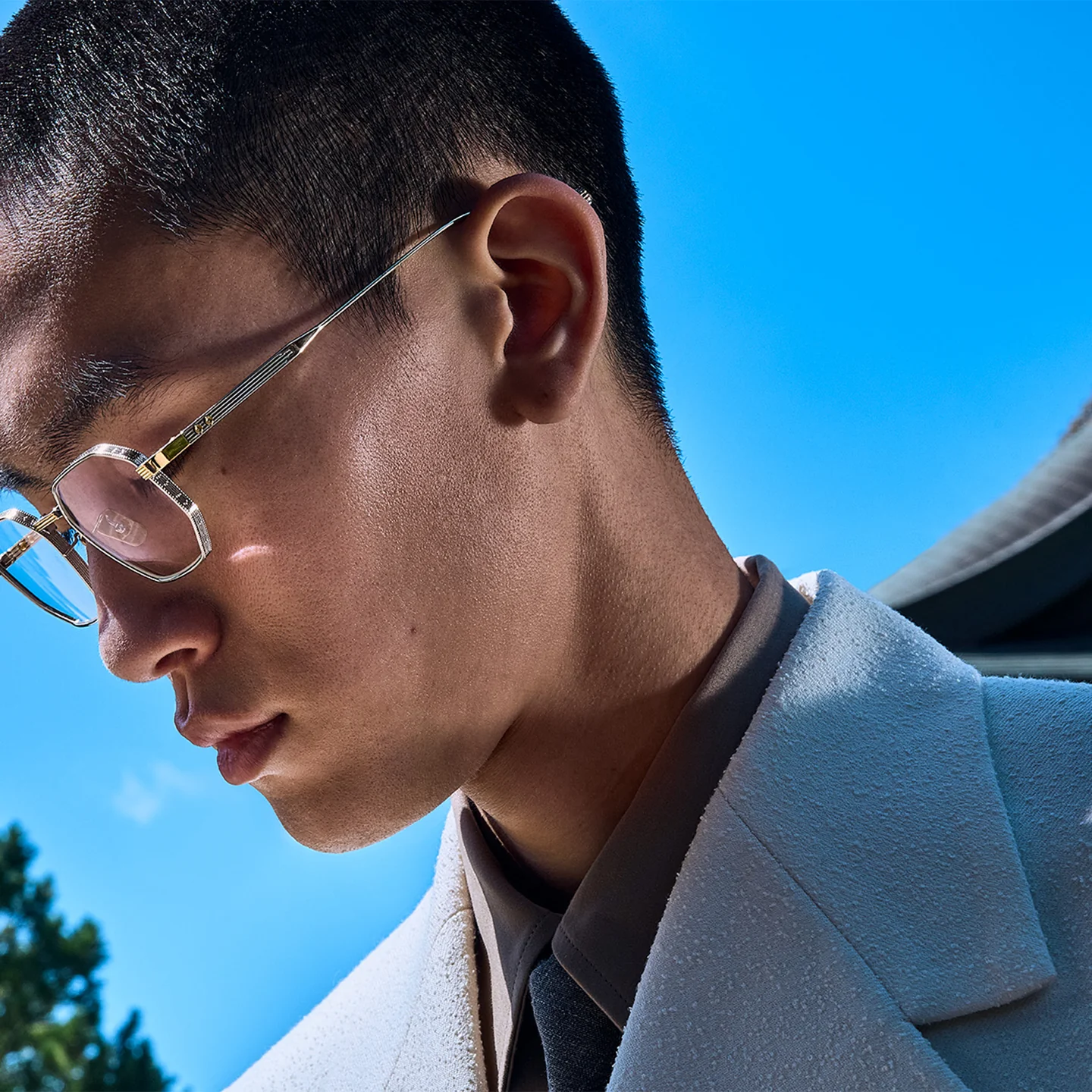 Cutler and Gross CGOT-1431-50-03 Silver/Gold