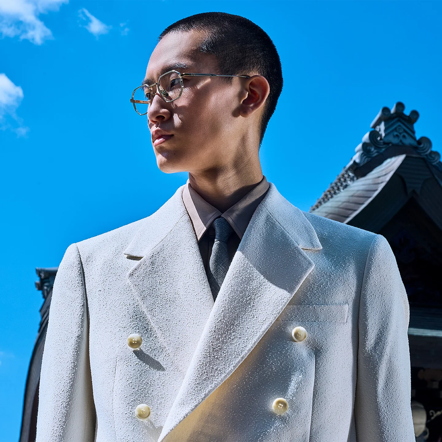 Cutler and Gross CGOT-1431-50-03 Silver/Gold