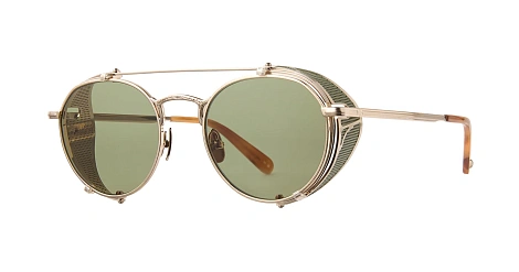 Солнцезащитные очки Garrett Leight Ocampo 7083 Brushed Gold - Ember Tortoise