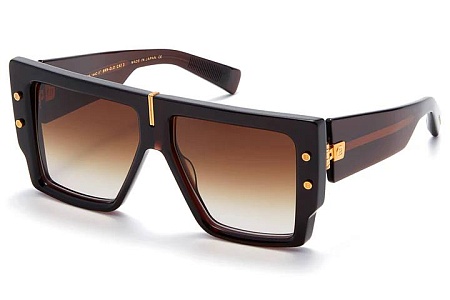 Balmain B-GRAND Crystal Chocolate Brown-Yellow Gold